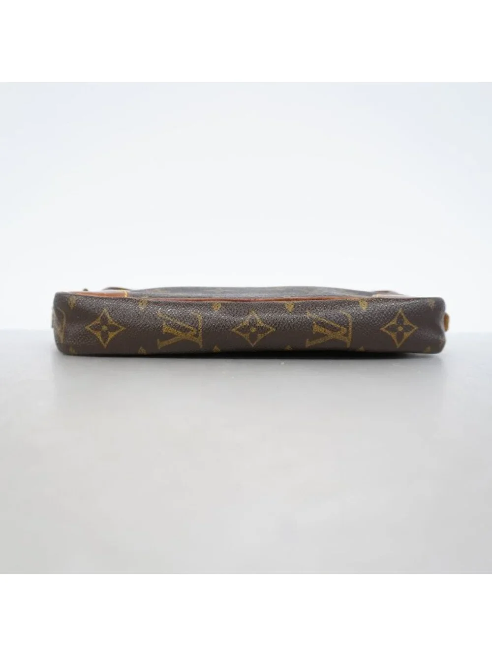 Louis Vuitton Clutch Monogram Marly Dragonne PM Brown